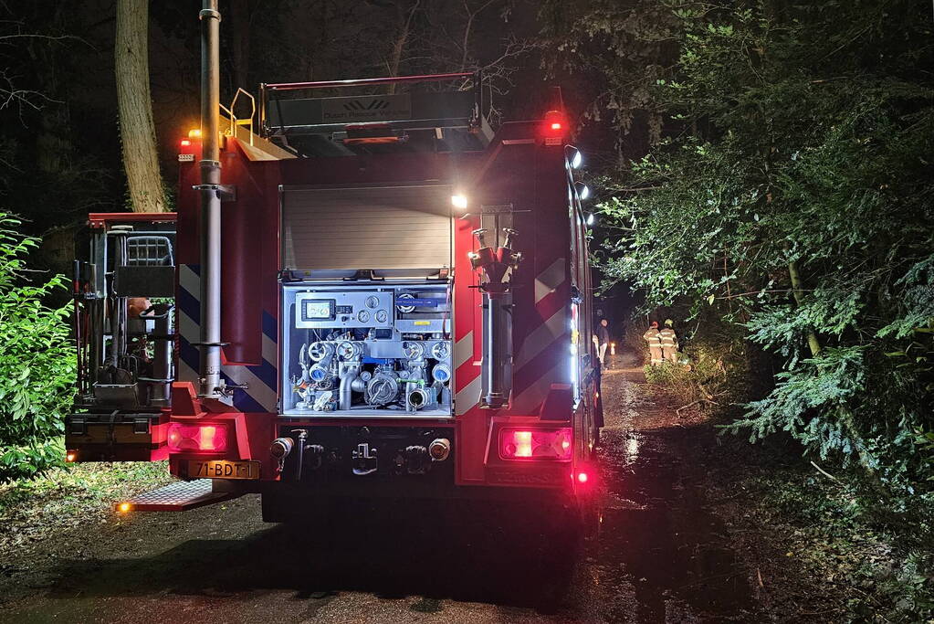 Brandweer verwijdert twee omgevallen bomen