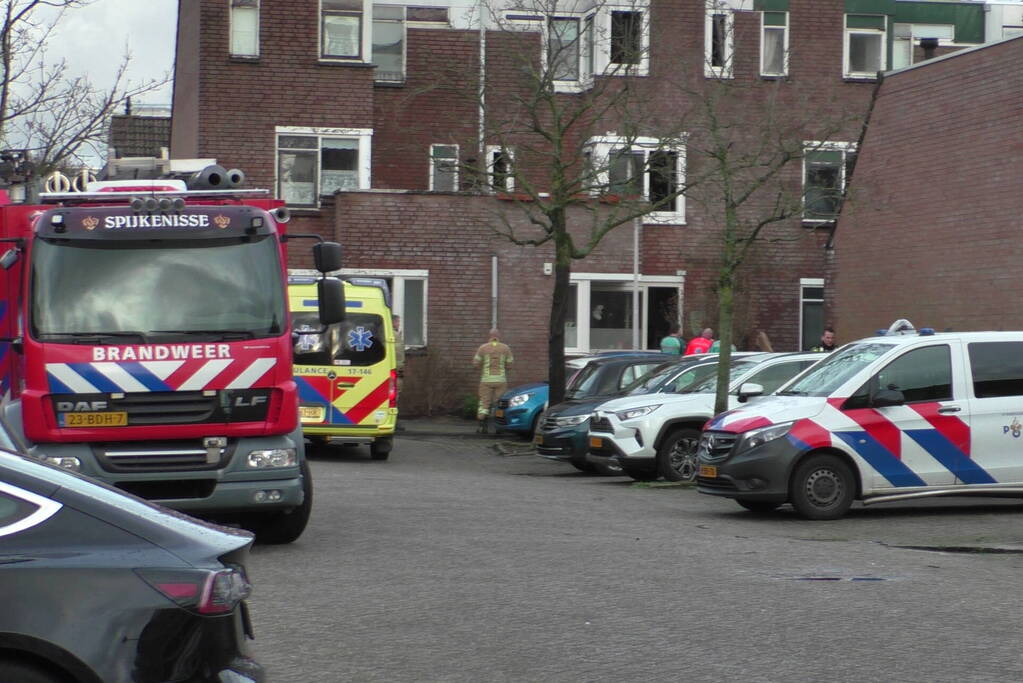 Matras vat vlam in woning