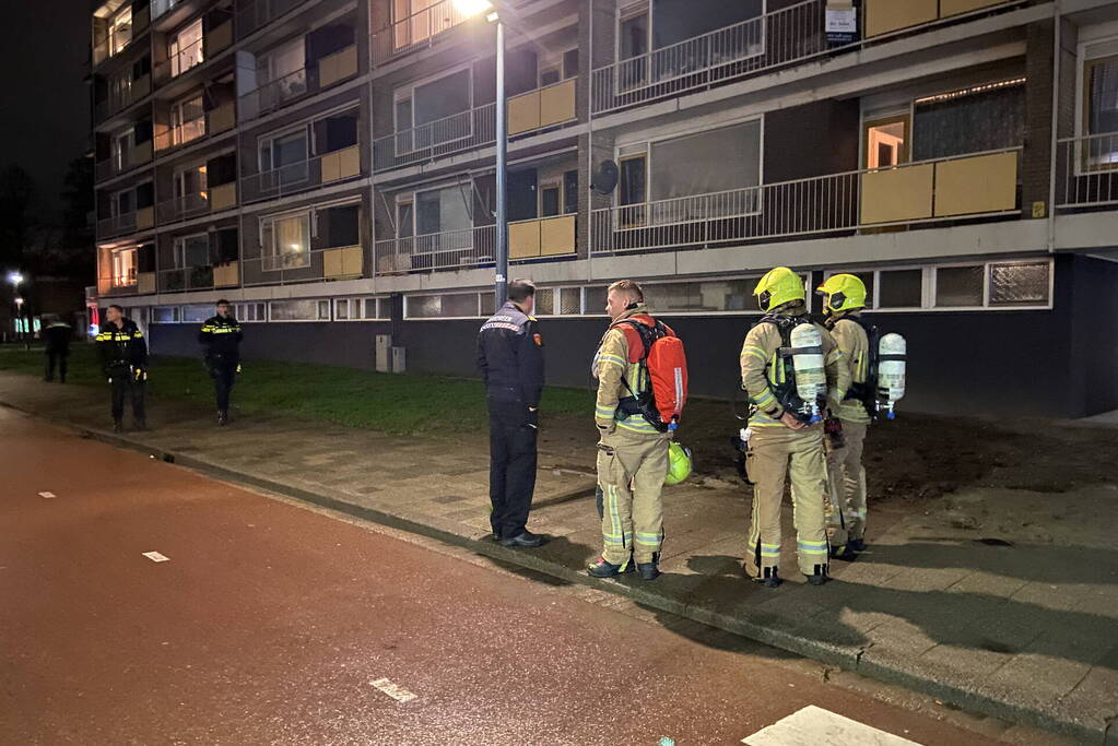 Brandweer ingezet voor gaslekkage