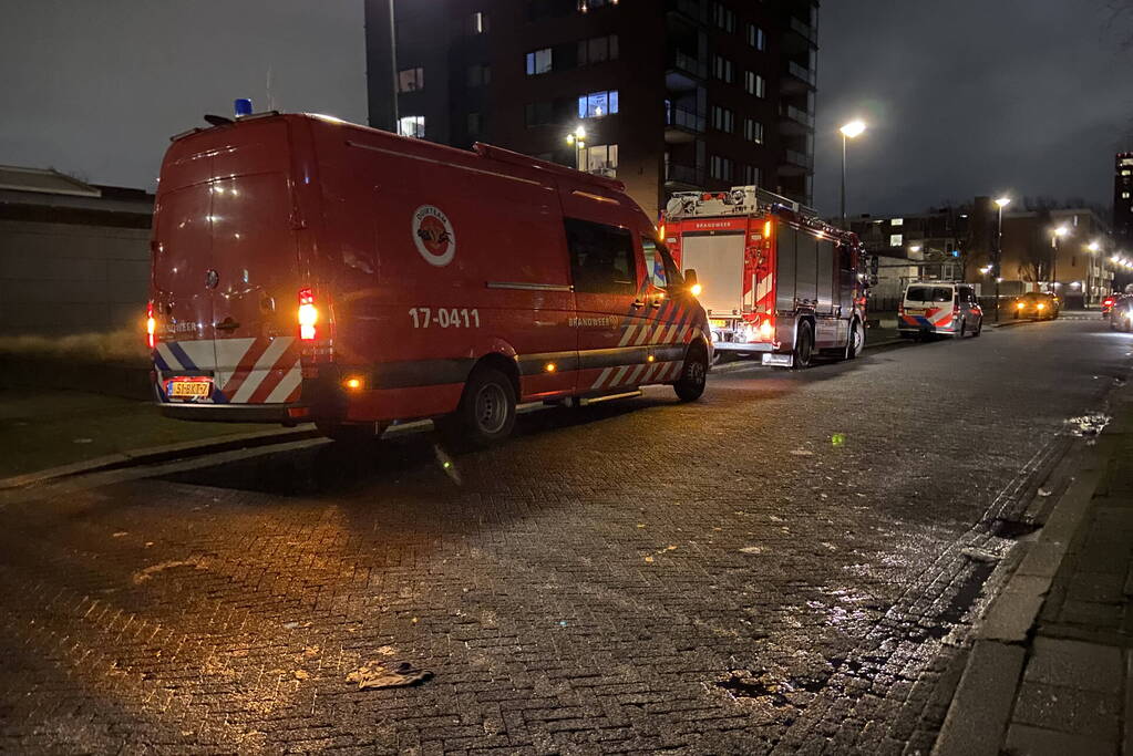Brandweer ingezet voor gaslekkage