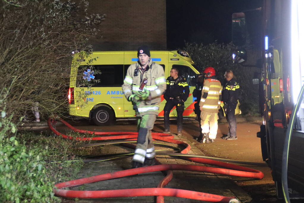 Persoon gewond bij brand in slaapkamer