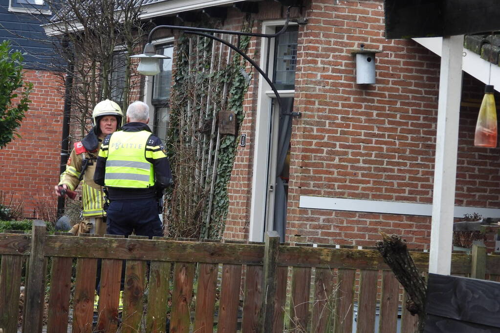 Brand in schoorsteen snel onder controle