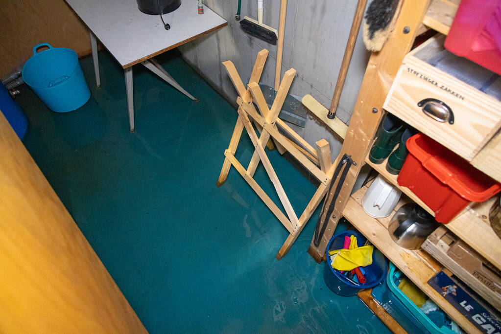 Wateroverlast in kelder van woning