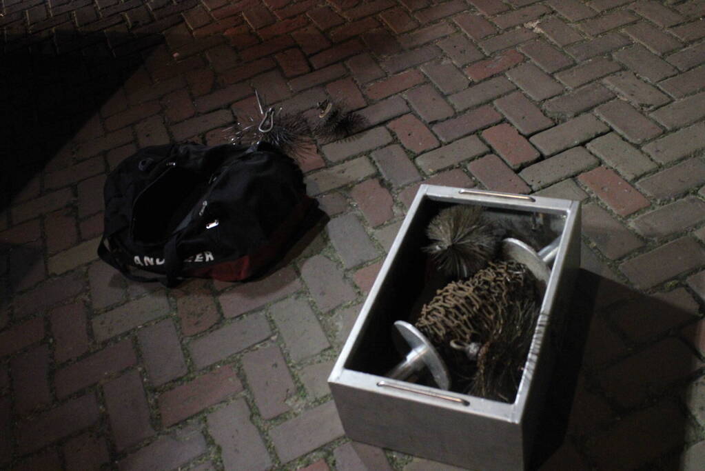 Brandweer ingezet voor een brand in schoorsteen