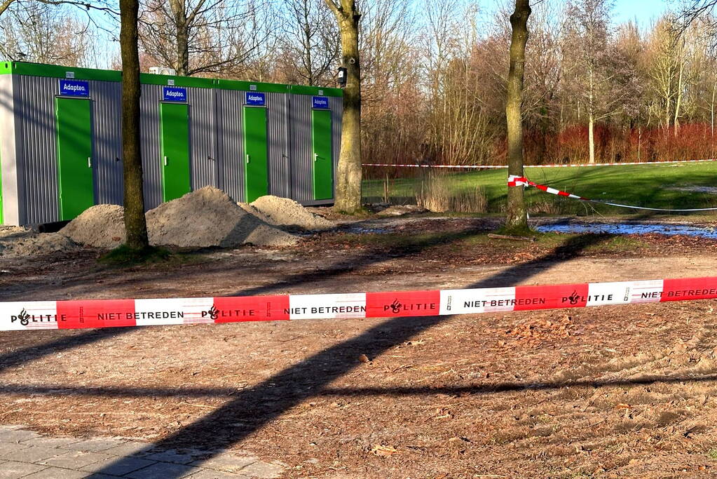 Explosief aangetroffen tijdens graafwerkzaamheden