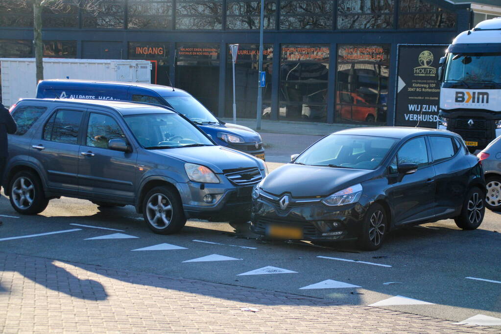 Verkeershinder door aanrijding