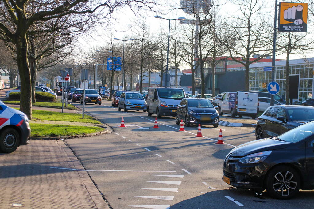 Verkeershinder door aanrijding