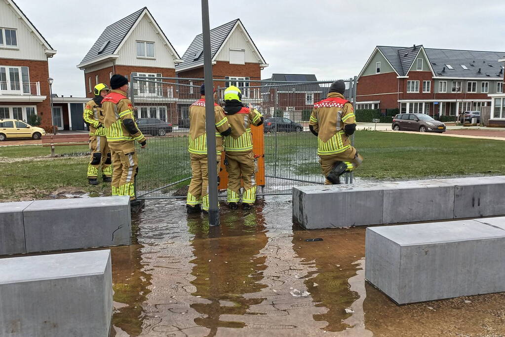 Wateroverlast zorgt voor brandweerinzet