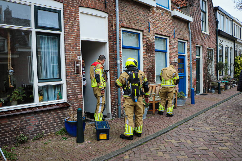 Onderzoek naar mogelijk brand in woning