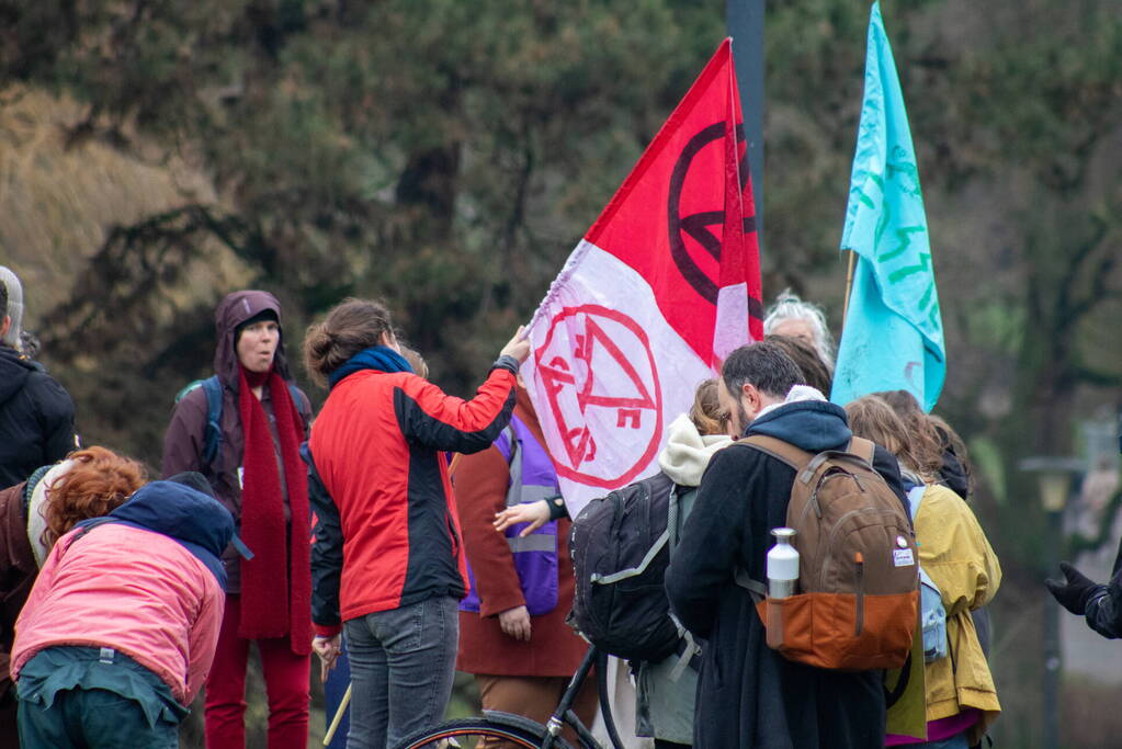Demonstratie tegen nieuwe gascentrale