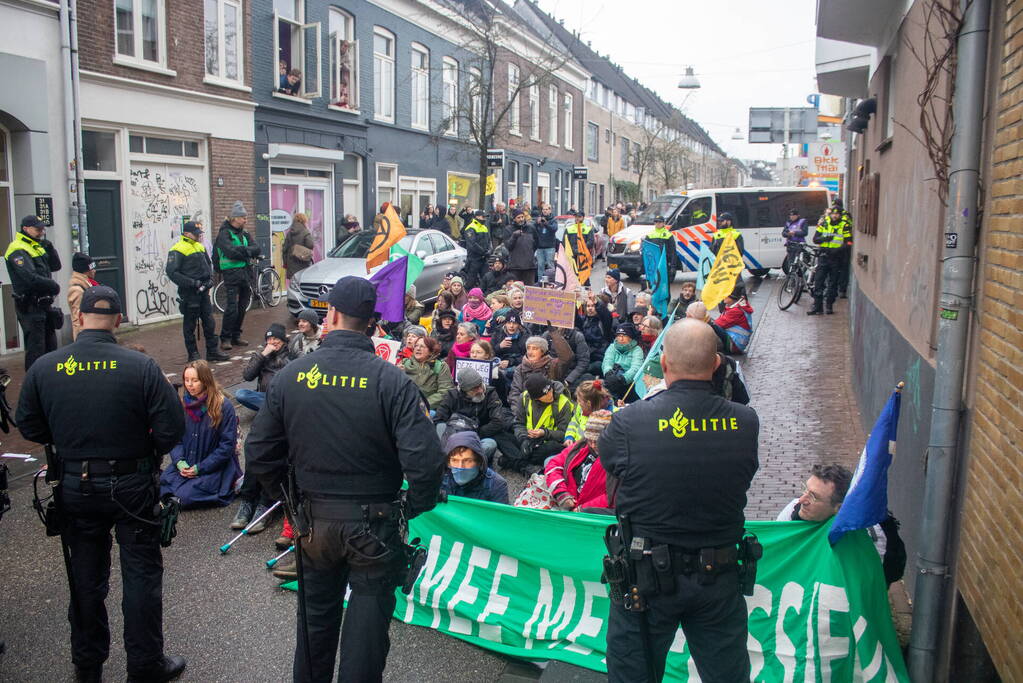 Demonstratie tegen nieuwe gascentrale