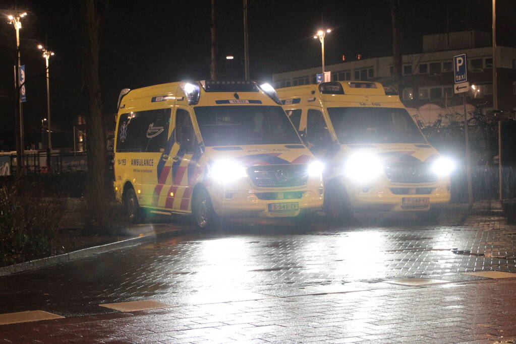 Hevige rookontwikkeling bij grote brand