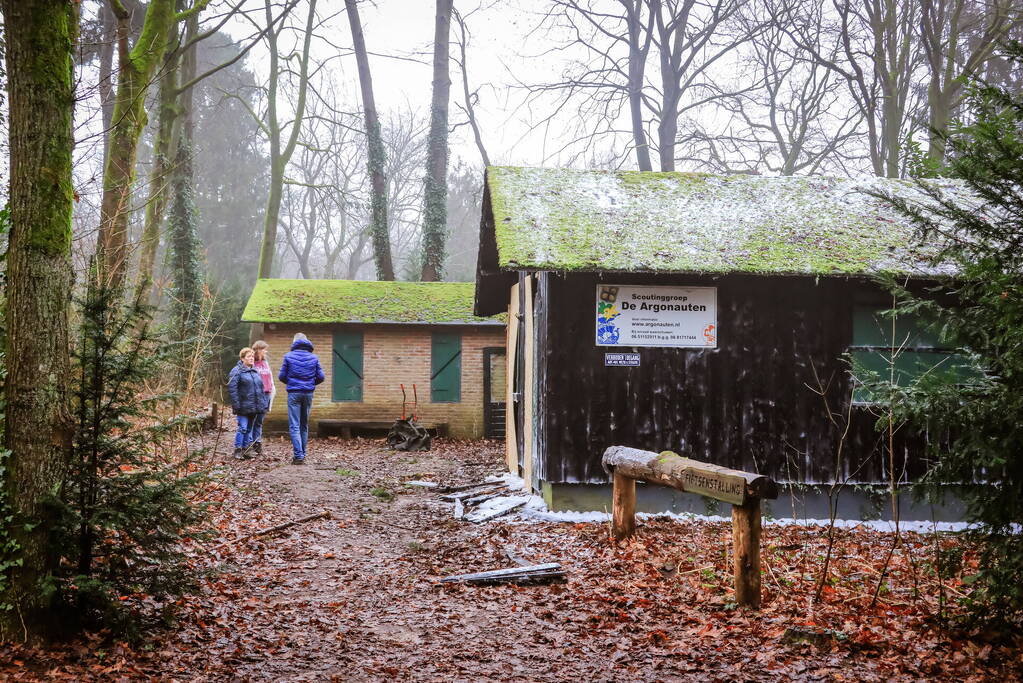 Forse schade aan scouting gebouw na brand