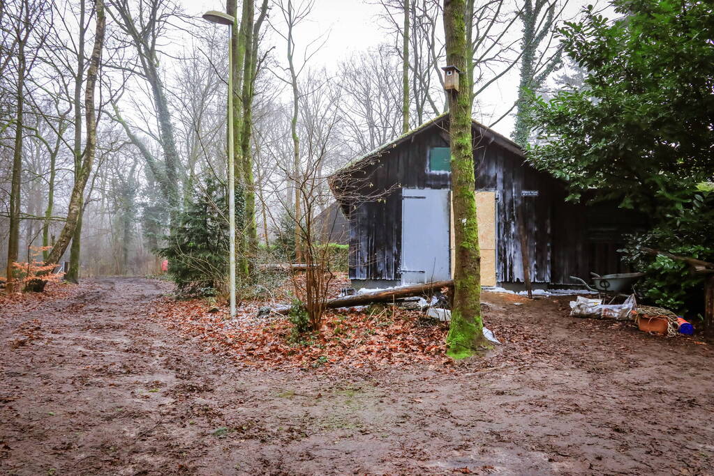 Forse schade aan scouting gebouw na brand