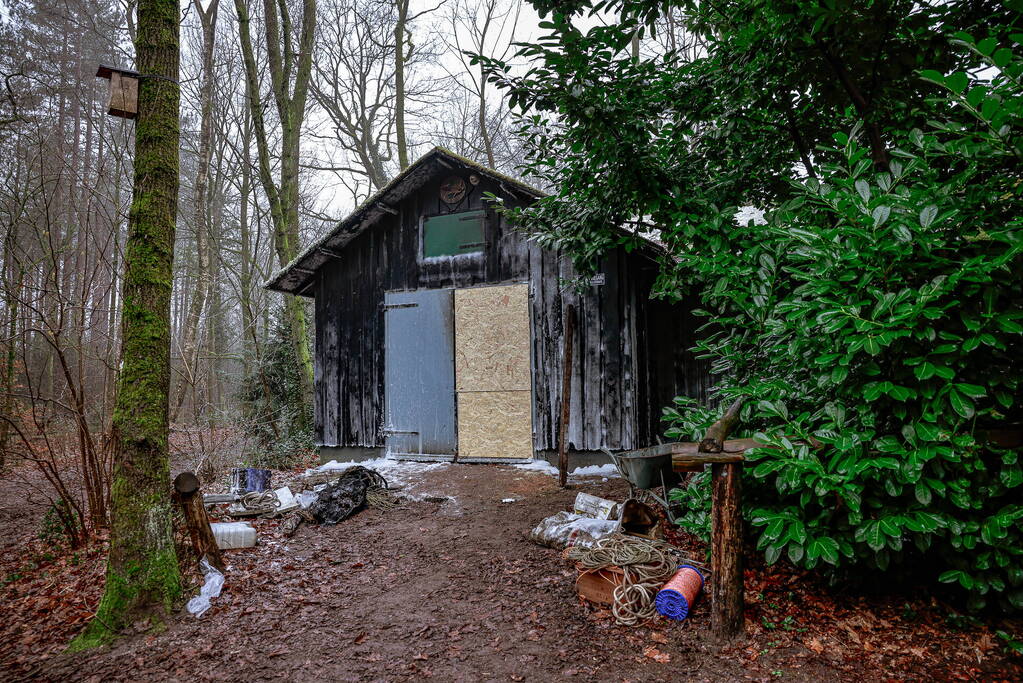 Forse schade aan scouting gebouw na brand