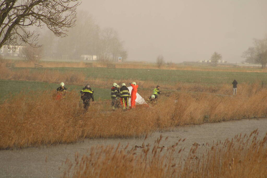 Overleden persoon aangetroffen in water