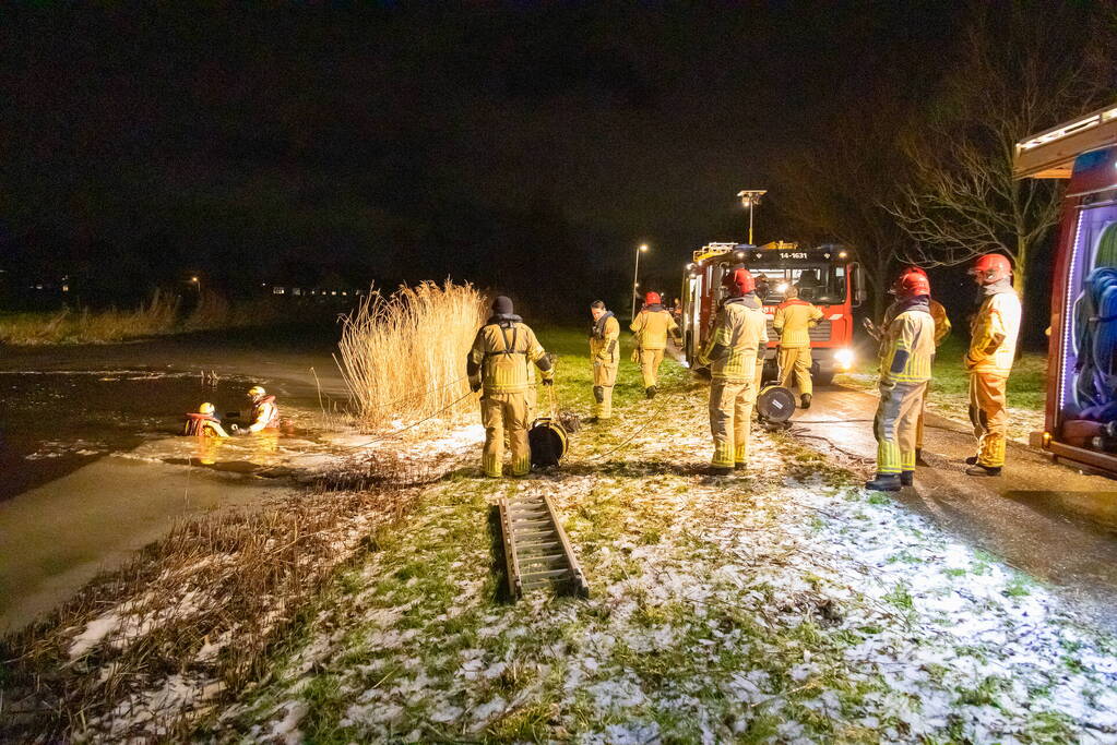 Vat met drugsafval gevonden in water