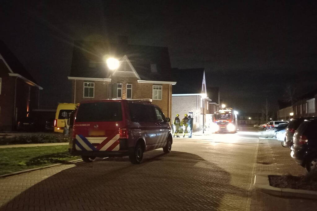 Hulpdiensten ingezet voor incident met mogelijk gevaarlijke stof in woning