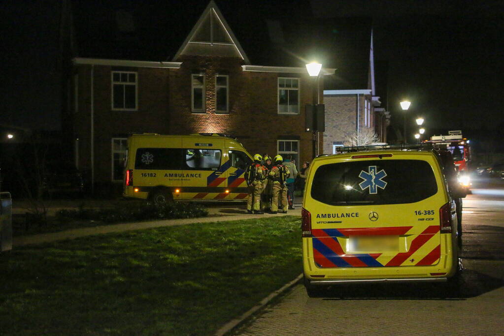 Hulpdiensten ingezet voor incident met mogelijk gevaarlijke stof in woning