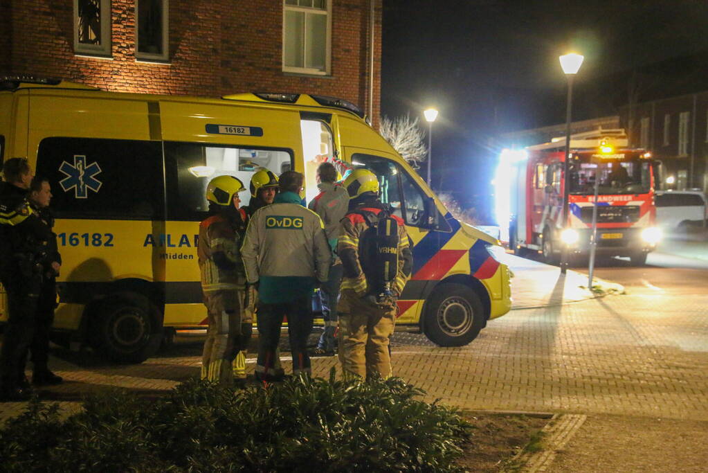Hulpdiensten ingezet voor incident met mogelijk gevaarlijke stof in woning