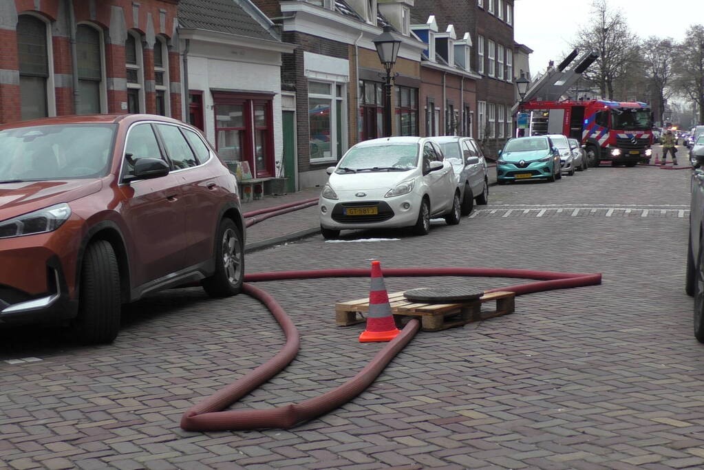 Flinke wateroverlast zorgt voor brandweerinzet