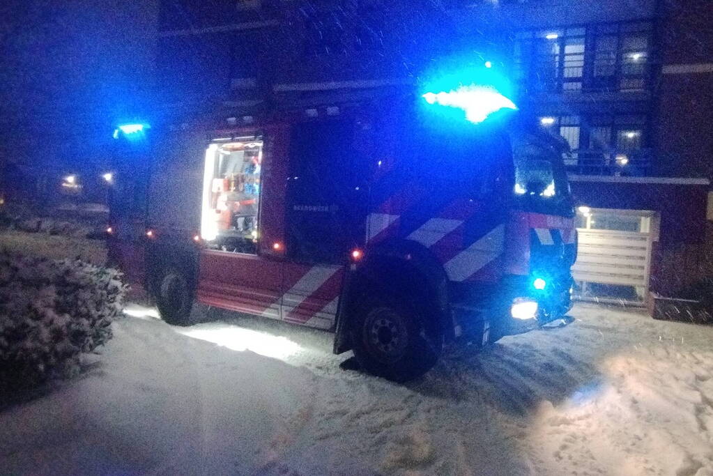 Brand appartementencomplex snel onder controle