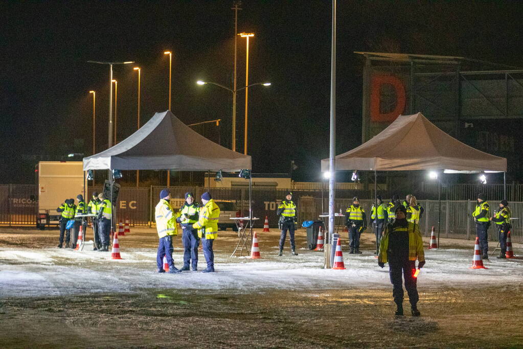 Veel voertuigen gecontroleerd bij grote verkeerscontrole