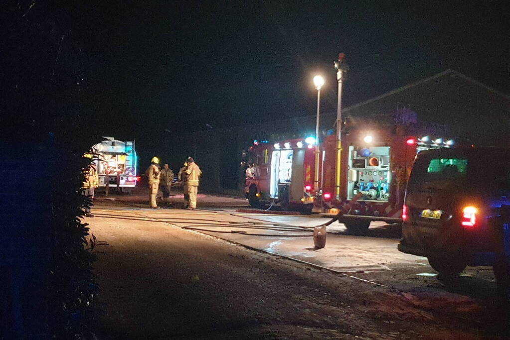 Flinke rookontwikkeling bij brand in woning