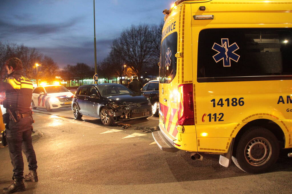 Gewonde bij ongeval op kruising