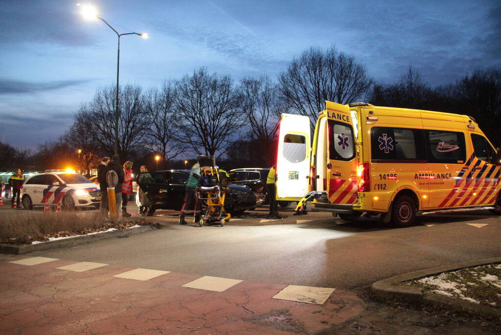 Gewonde bij ongeval op kruising