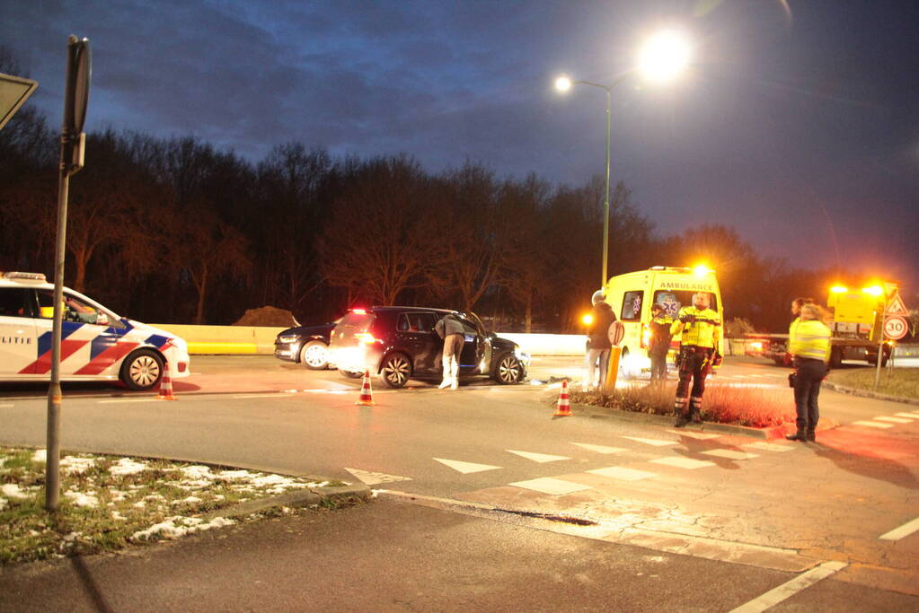 Gewonde bij ongeval op kruising