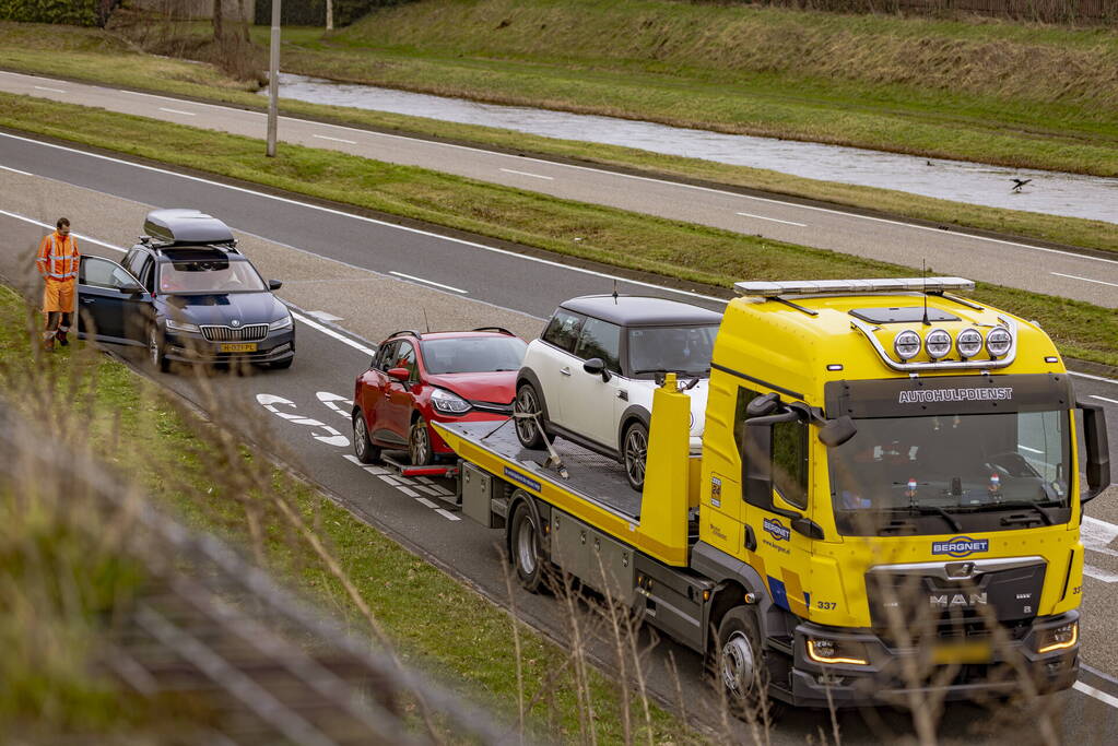 Schade na bij kop-staartbotsing