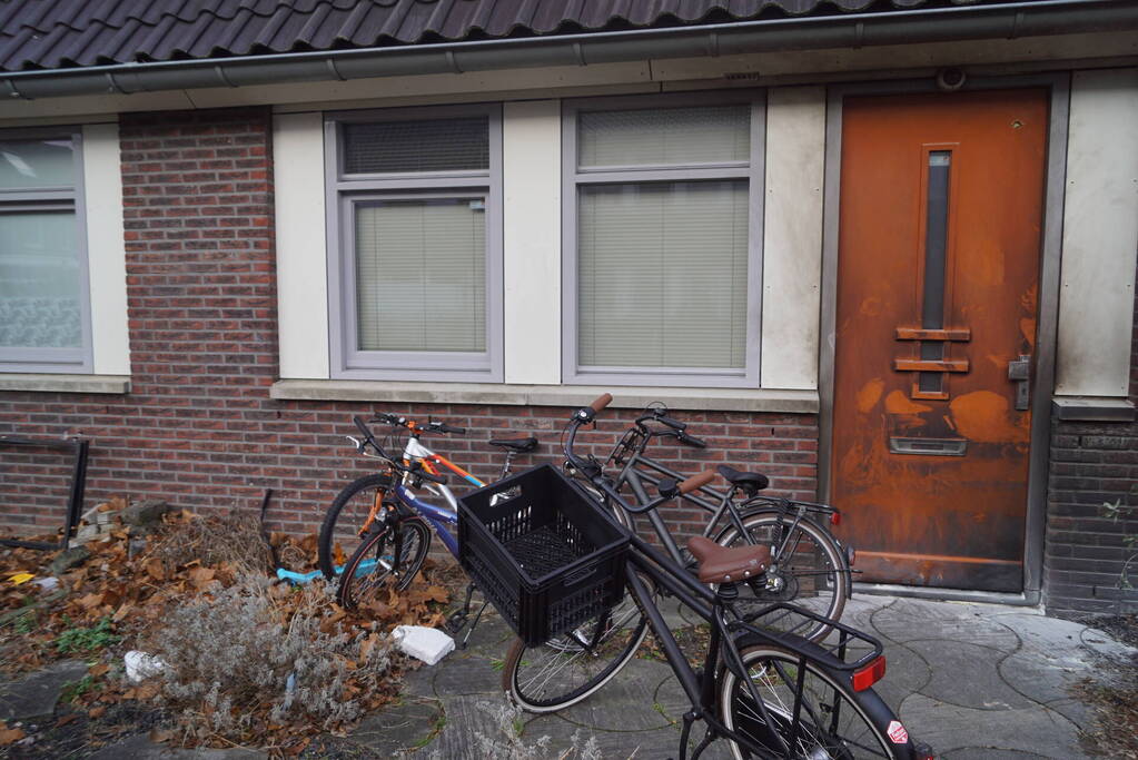 Schade door explosie bij woning