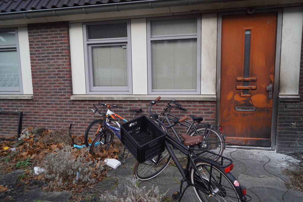 Schade door explosie bij woning
