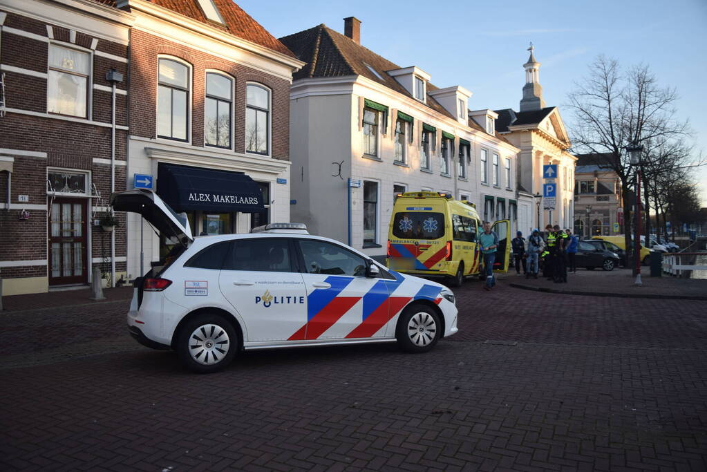 Scooterrijder en persoon op fatbike in botsing