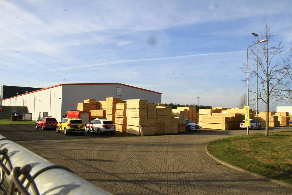 Gewonde bij bedrijfsongeval