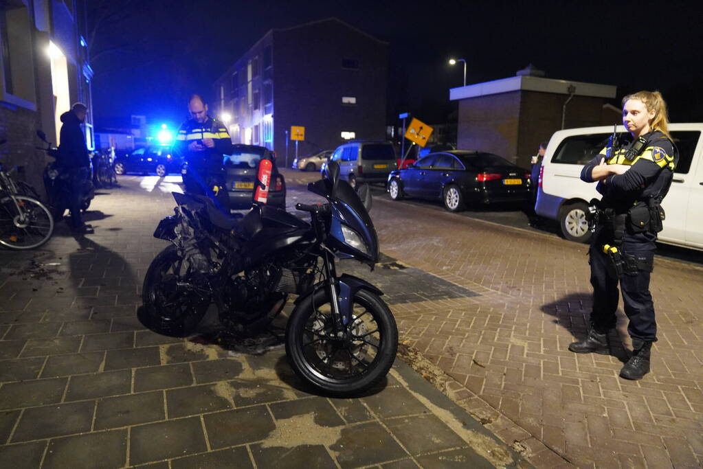 Schakelbrommer vat vlam