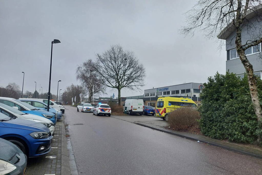 Gewonde bij bedrijfsongeval