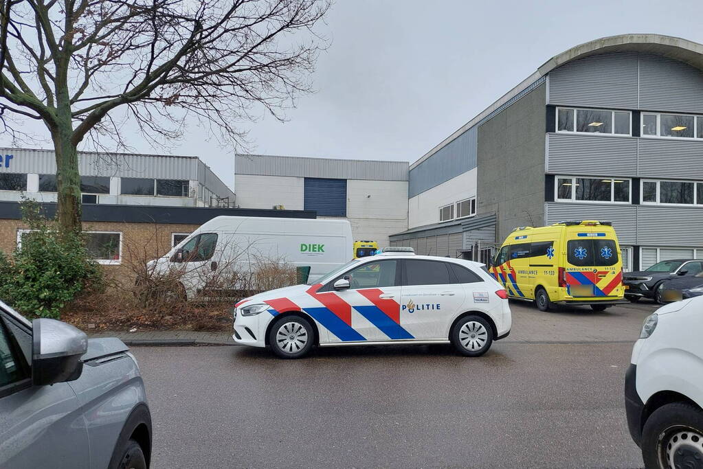 Gewonde bij bedrijfsongeval