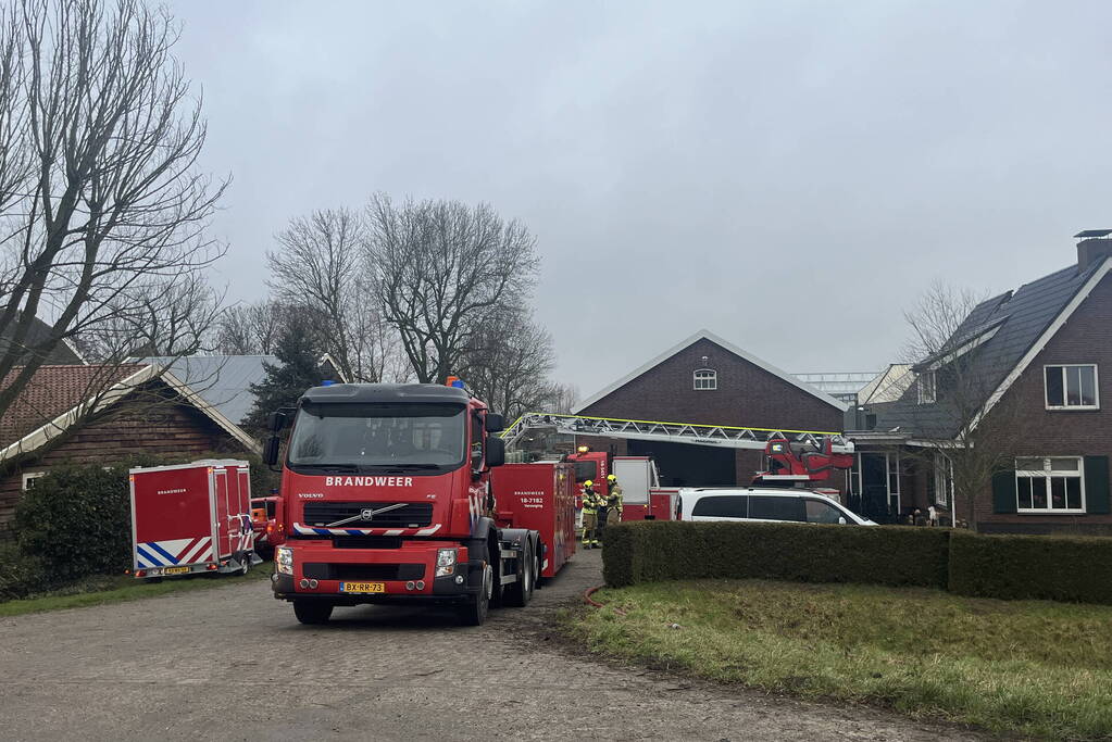 Veel schade bij brand in vrijstaande woning