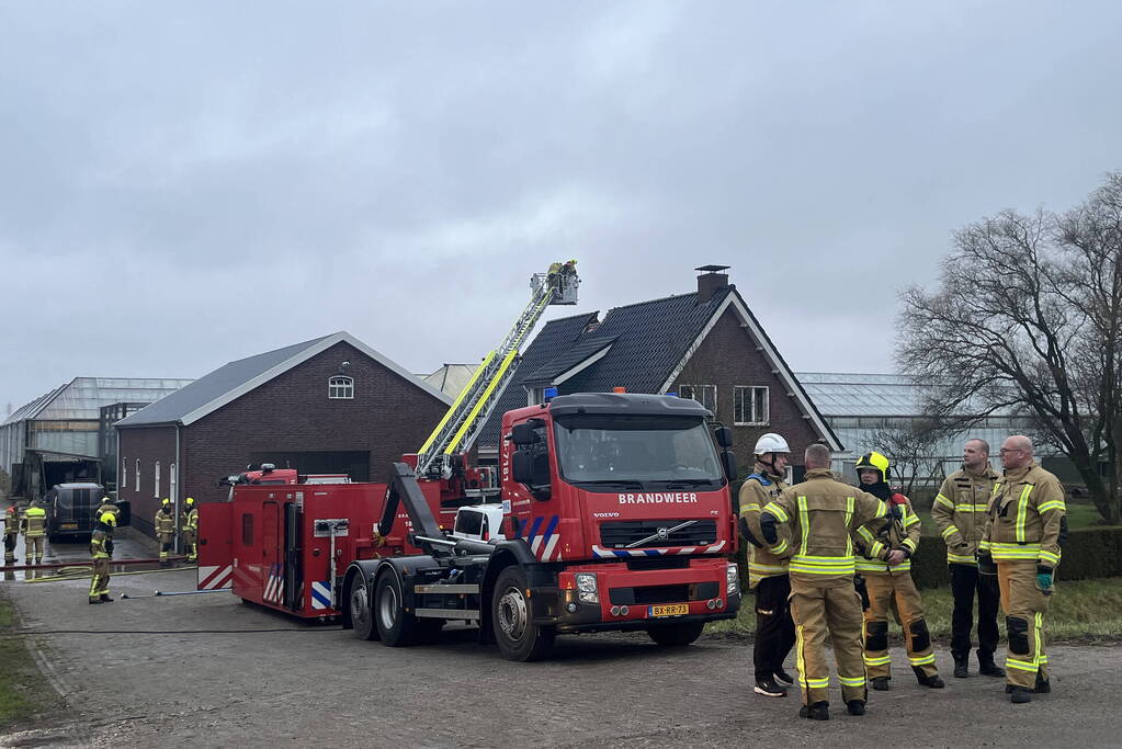 Veel schade bij brand in vrijstaande woning
