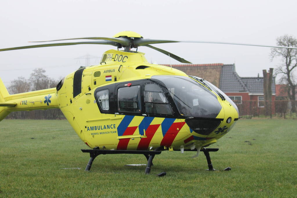 Zwaargewonde bij ongeval op kruising