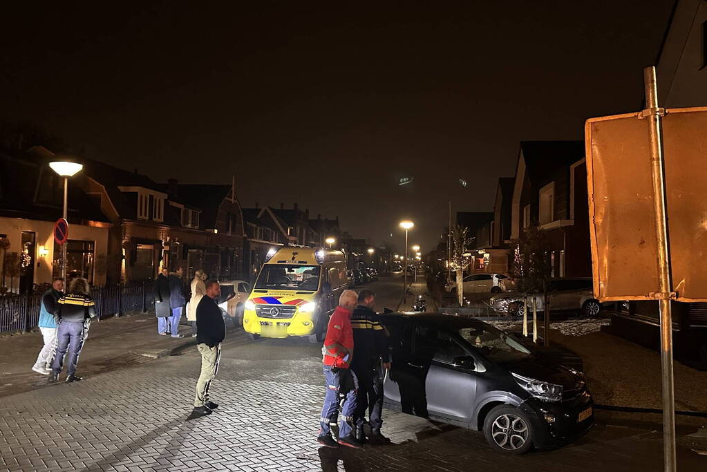 Botsing tussen auto en voetganger