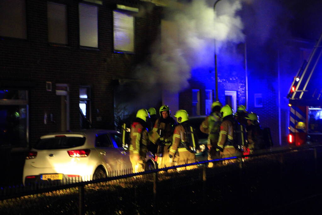 Woningen ontruimd door uitslaande brand