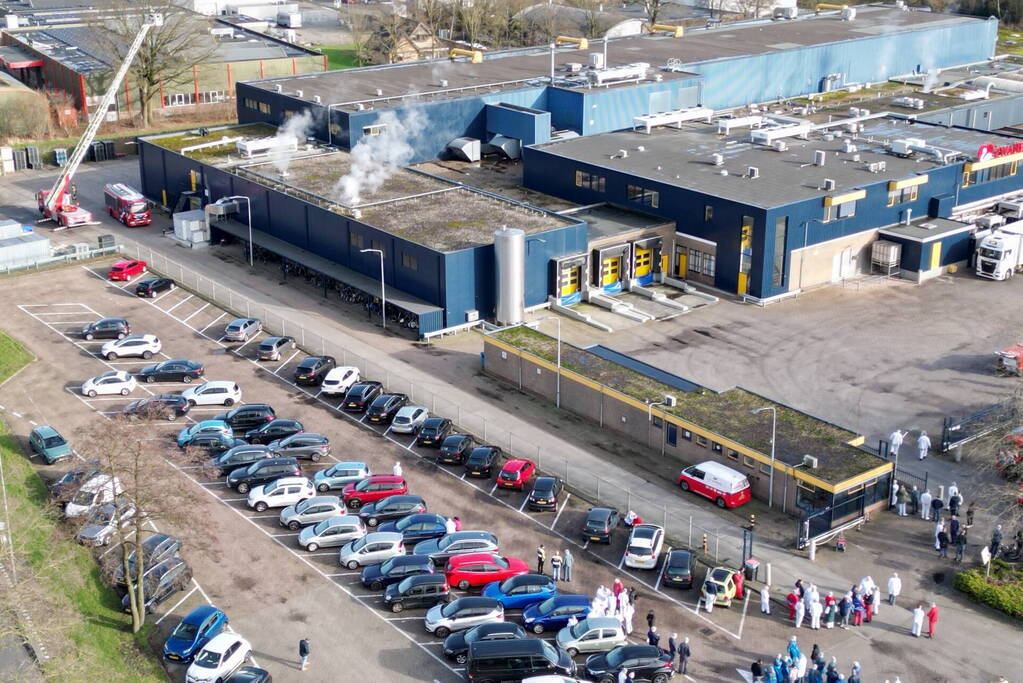 Brandweer ingezet voor brandmelding in bedrijfspand