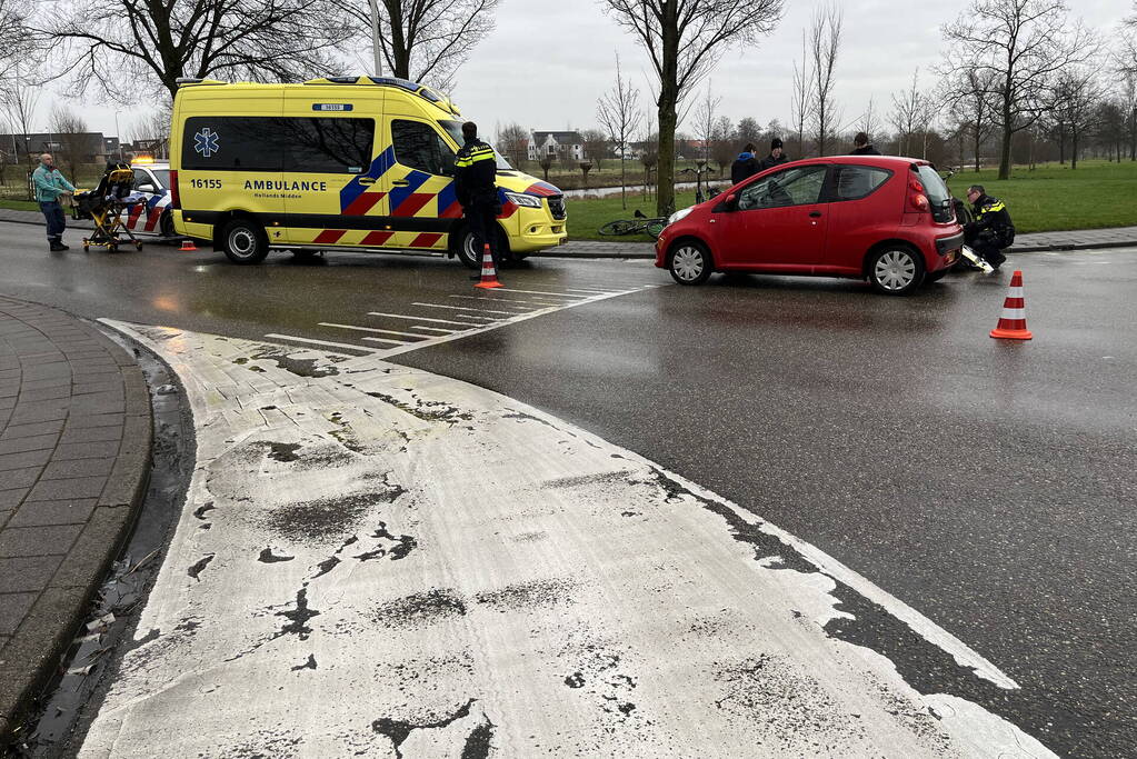 Fietser gewond bij ongeval