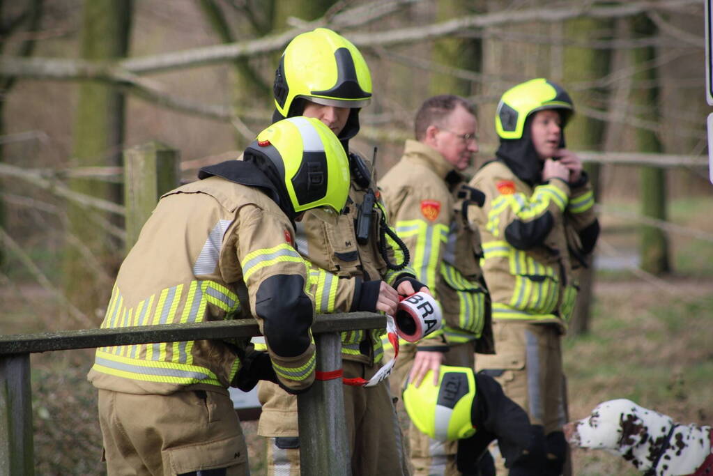 Gouwe bos afgesloten vanwege stormschades