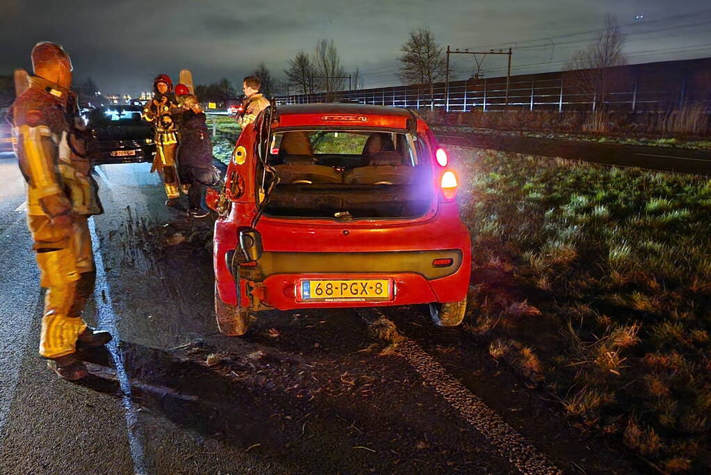 Automobilist slaat op de vlucht na ongeval