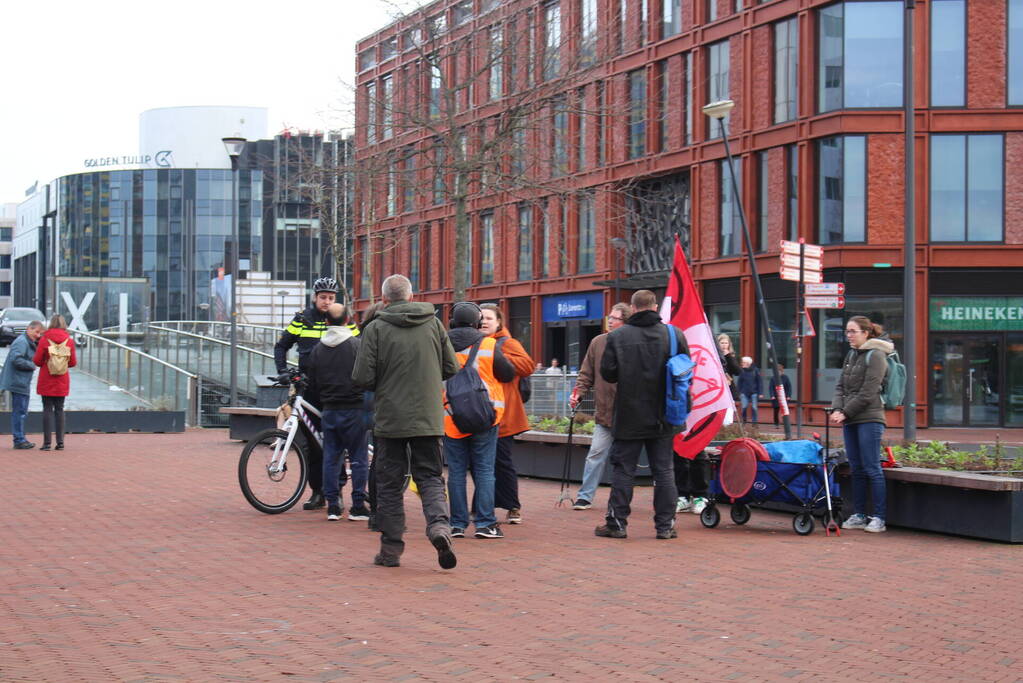 Schoonmaakactie door extinction rebellion