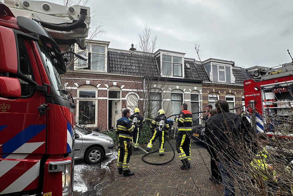 Brand in slaapkamer snel onder controle